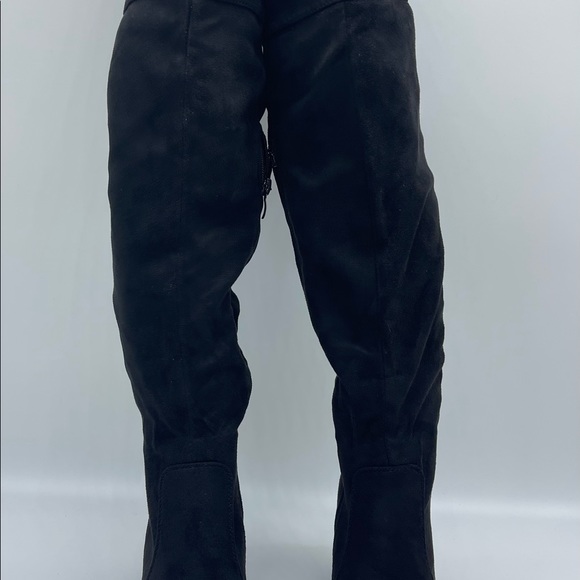 Kaptene Vanda-01 Womens Mid Heel Sueded Pointed Toe Boots - Picture 4 of 10